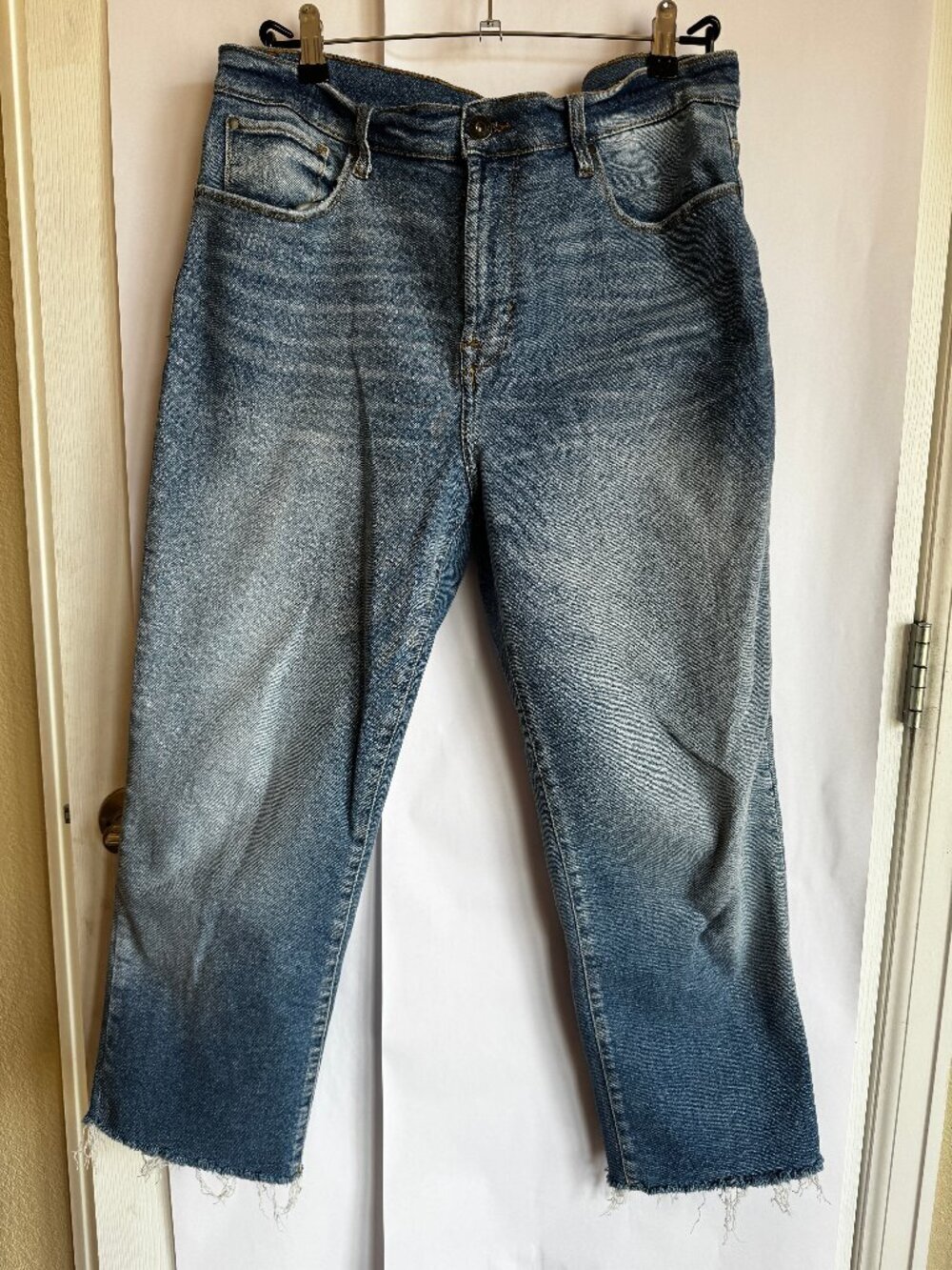 KENSIE Allie High Rise Slim Straight Denim Women's 14/32